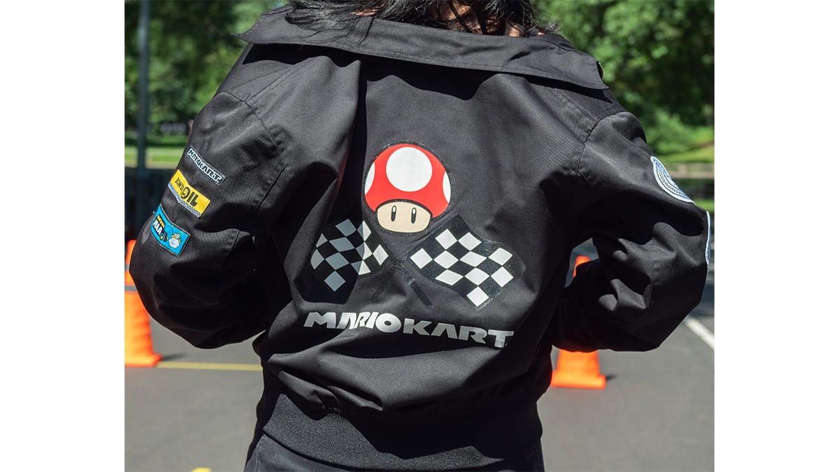 Mario Kart Flight Jacket 2XL Nintendo Official Site for Canada